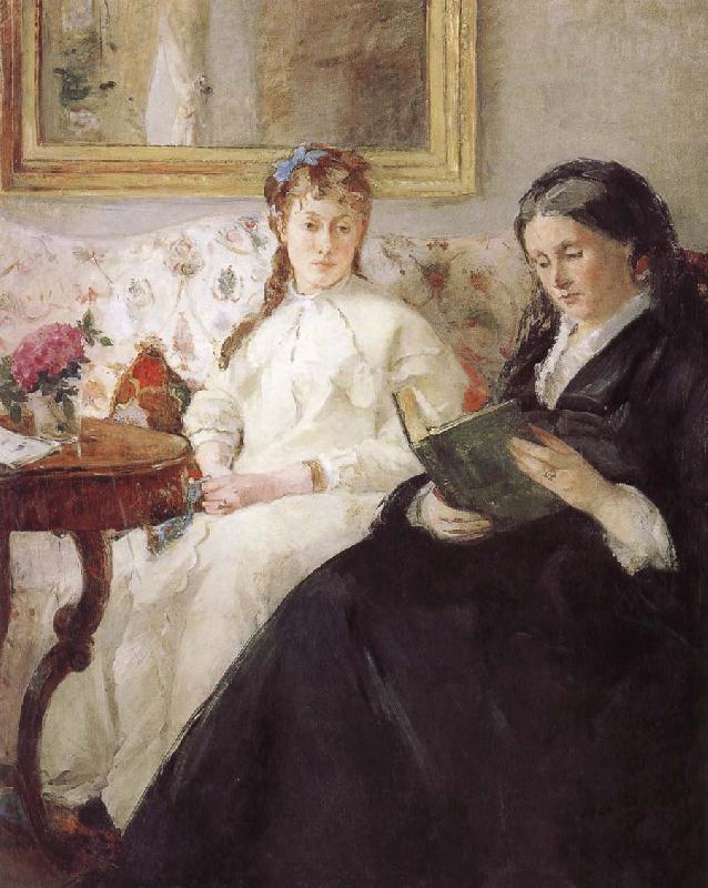 Berthe Morisot Artist-s monther and his sister France oil painting art